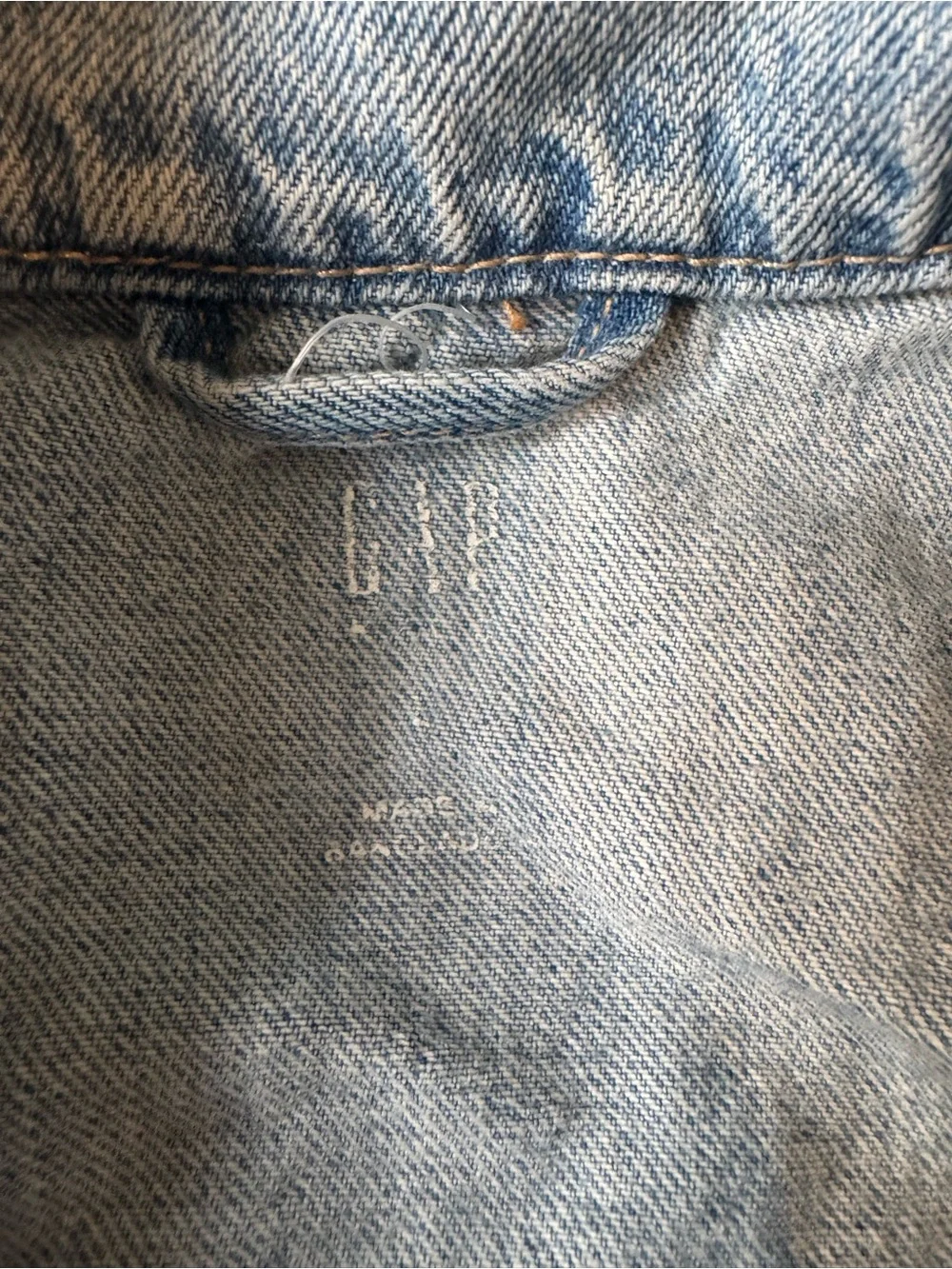 Gap Girls Light Wash Denim Jean Jacket Classic Trucker Vintage Wash Large